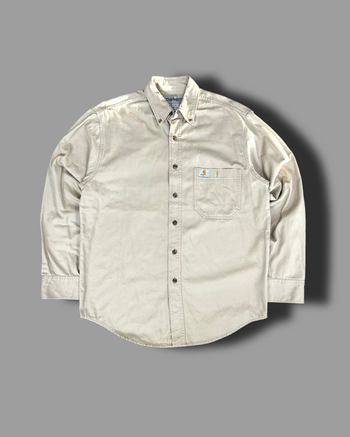 칼하트 베이지 워크 셔츠 M 상품이미지4