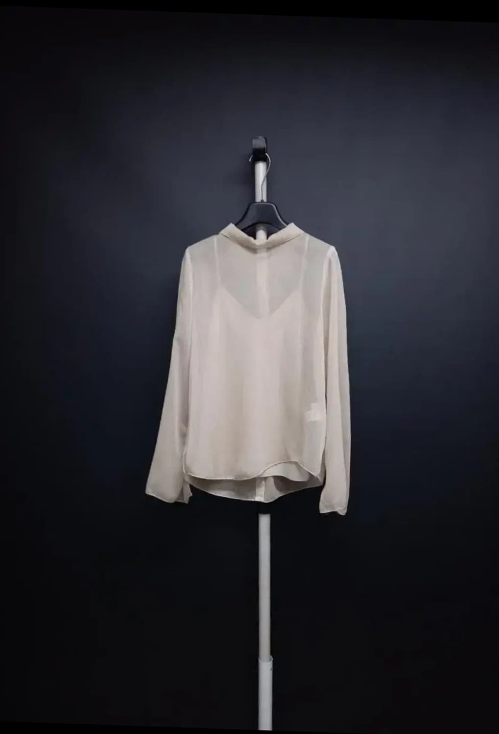 타임 TIME 오셀로 시스루 긴팔블라우스 44.55 상품이미지1