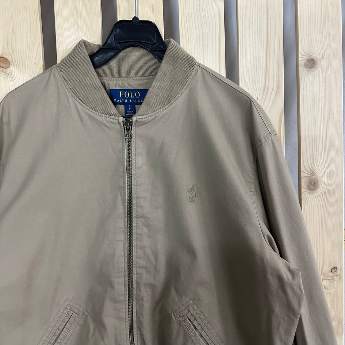 (M) 폴로 랄프로렌 베이지 코튼 블루종 자켓 상품이미지4