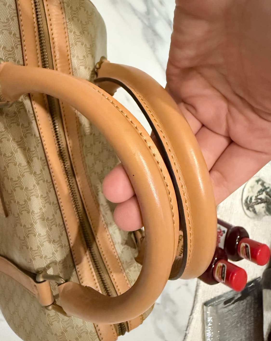 빈티지 셀린 마카 보스턴백 30cm x 18cm x 16cm 상품이미지8