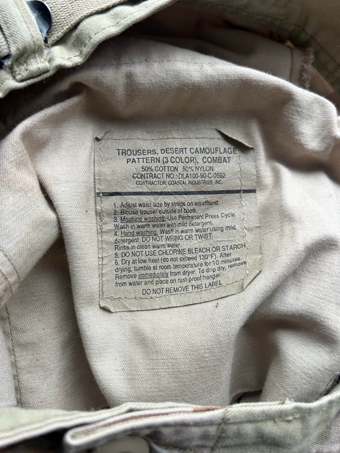 미군 데저트 사막삼색 BDU팬츠 M 상품이미지8