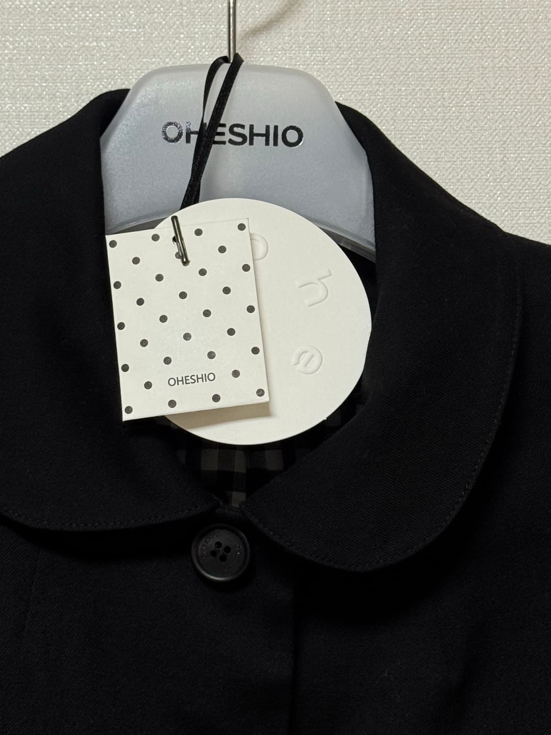 오헤시오 라운드 프릴 자켓 블랙 상품이미지6