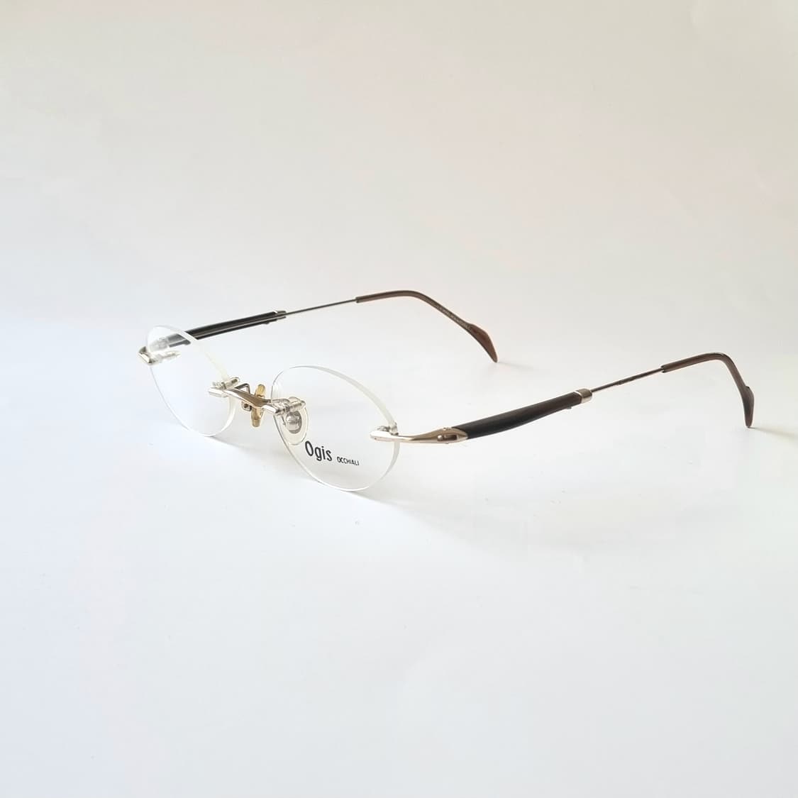 데드스탁 빈티지 오벌 무테 안경테 567 상품이미지5