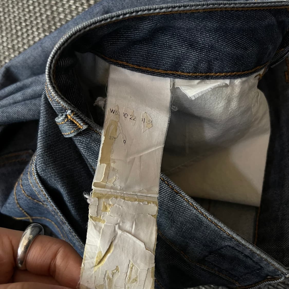 28) 캘빈클라인 워싱 데님 팬츠 상품이미지5