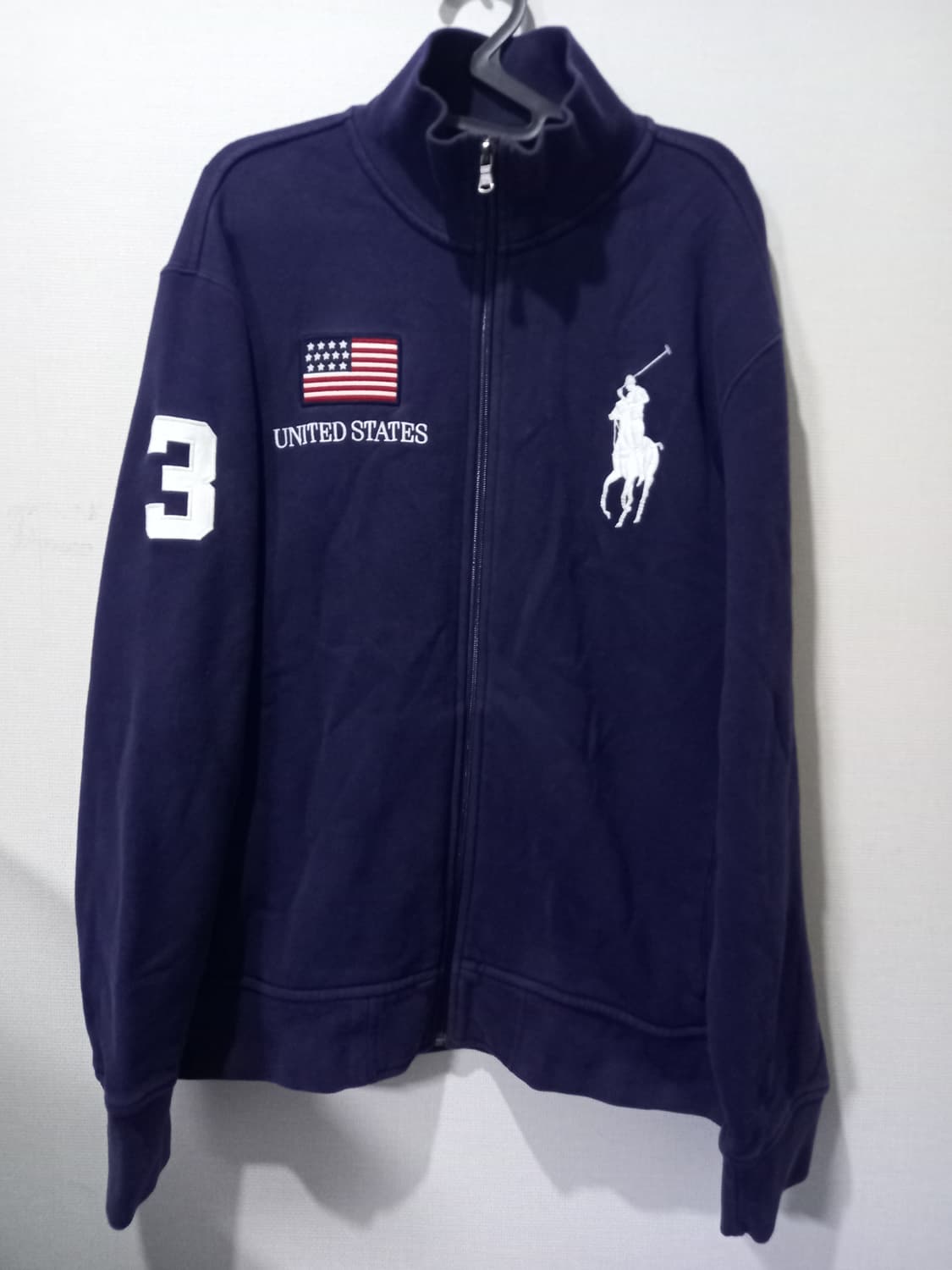 폴로 빅포니 성조기 USA 집업 100/L 상품이미지1