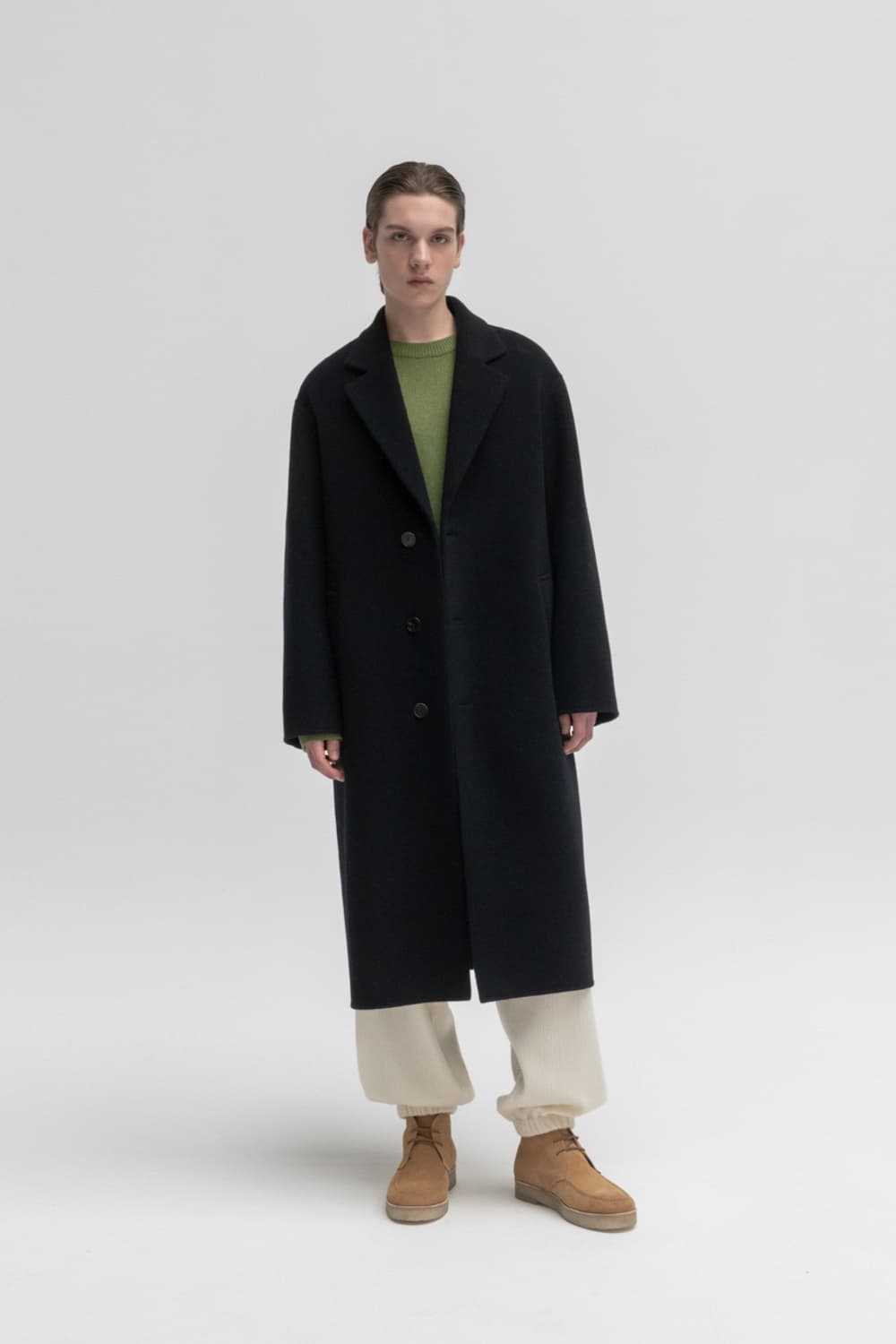 인사일런스 핸드메이드 싱글 코트 DARK NAVY (M) 상품이미지1