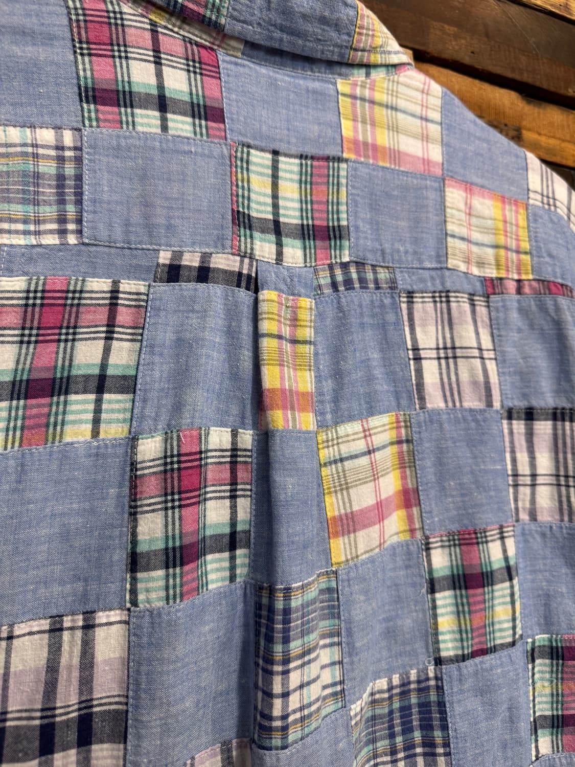 90s polo Jeans co, patchworked Shirt 상품이미지9