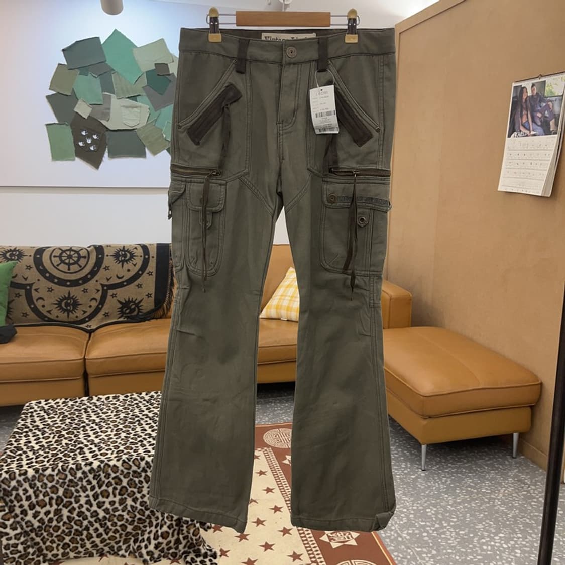 빈티지 올드스쿨 Y2K 밀리터리 카고팬츠 30인치 C09024 상품이미지3