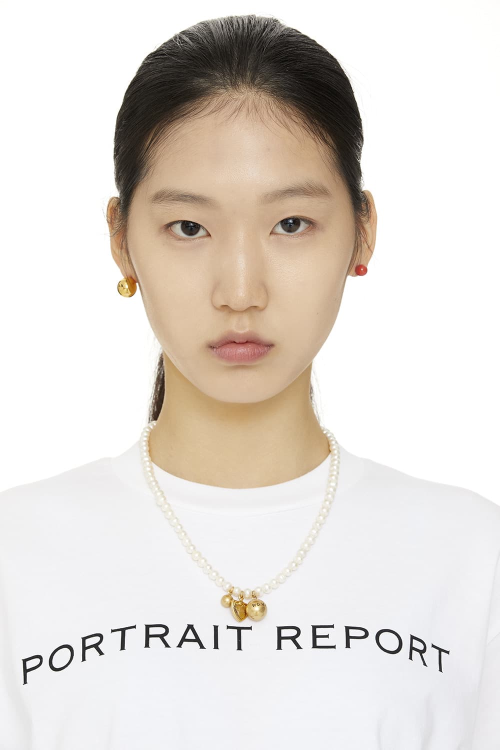 포트레이트리포트 오리지널 시그니쳐 로고 티셔츠 상품이미지3