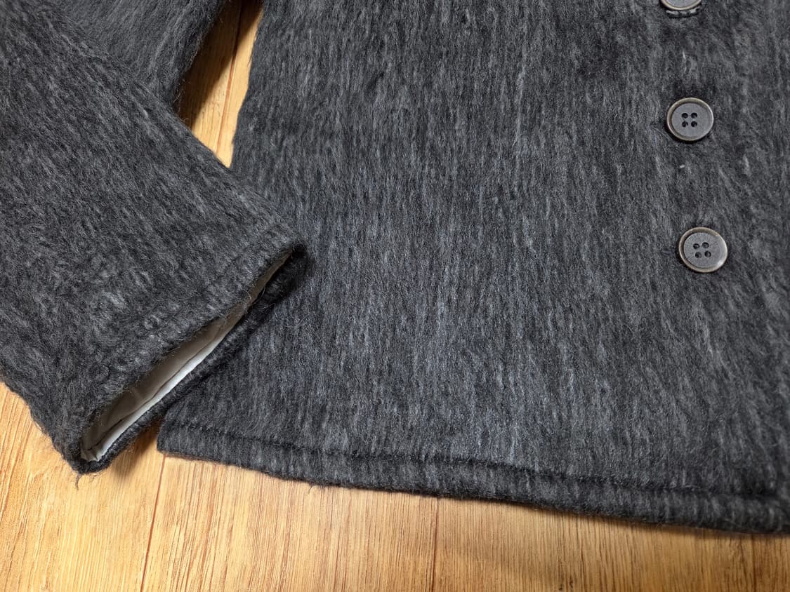 뉴터(Neuter) 노카라 브러쉬자켓 55-66 새상품 상품이미지6