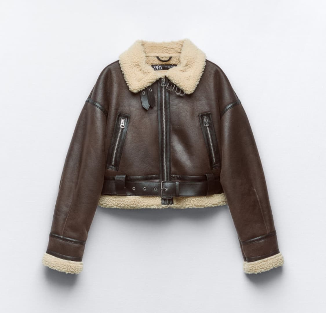 자라 zara 무스탕 xs 상품이미지1