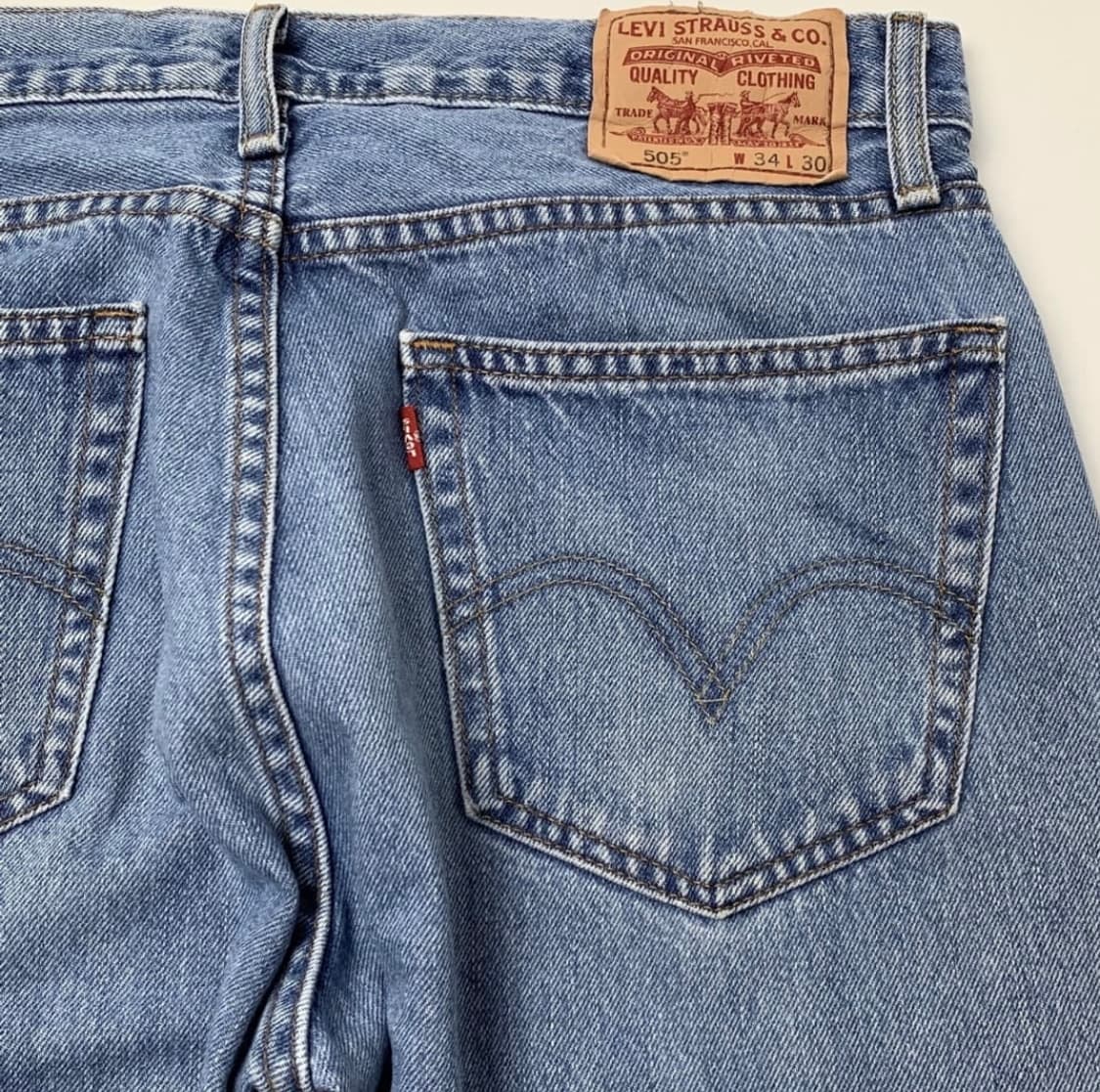 리바이스 505 빈티지 데님 남성 상품이미지2