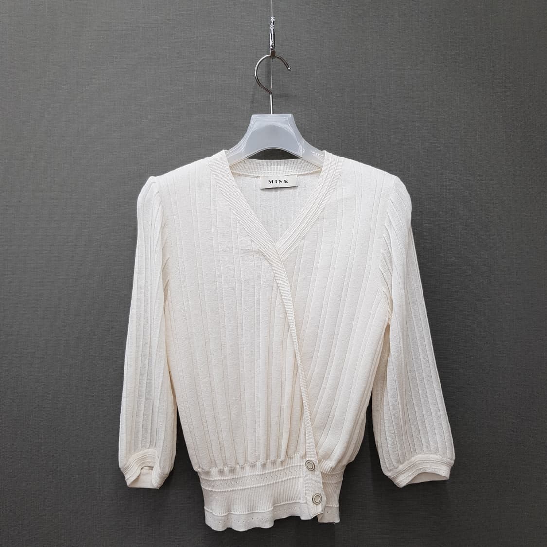 한섬 마인 2021 랩 디자인 골지 니트  F사이즈 상품이미지1