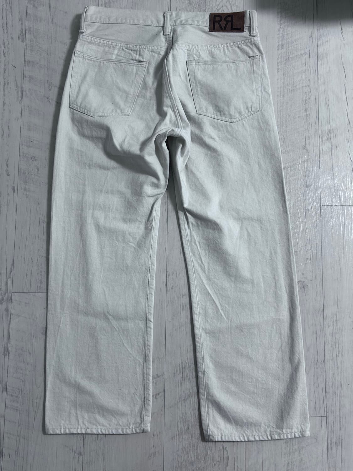 RRL 빈티지 파이브 포켓 에크루 데님 팬츠 32x30 상품이미지2