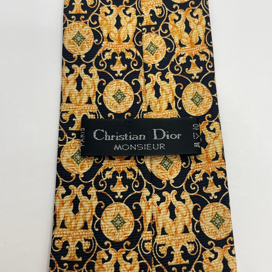 556) (Christian DIOR) 크리스찬 디올 패턴 넥타이 상품이미지5