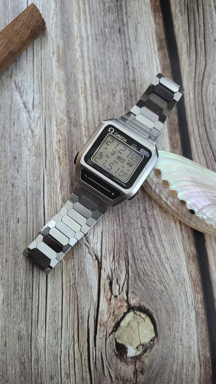 [특가상품]정품 오메가 센서쿼츠 빈티지 전자시계[터치패널] 상품이미지5