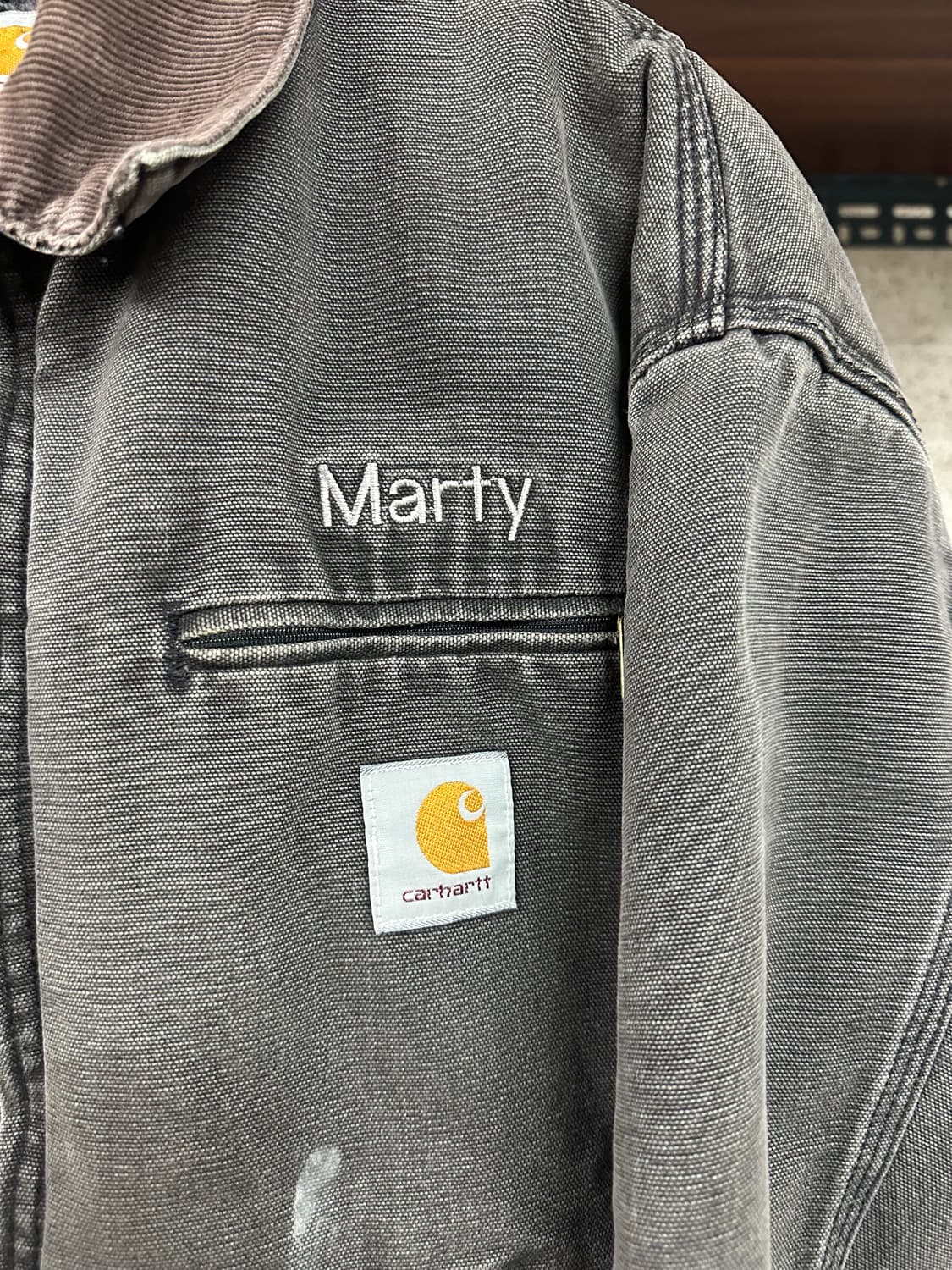 칼하트 J97 디트로이트 자켓 PTL M사이즈 상품이미지3