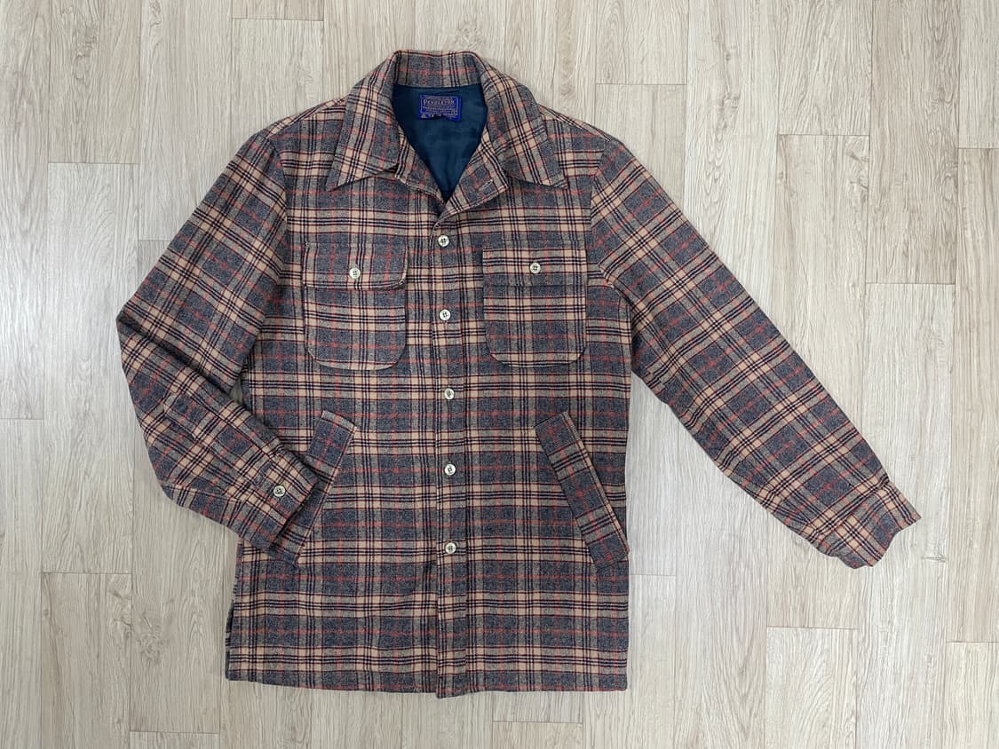 95) 70's 펜들턴 체크 울 자켓(RRL&LVC&폴로) 상품이미지1