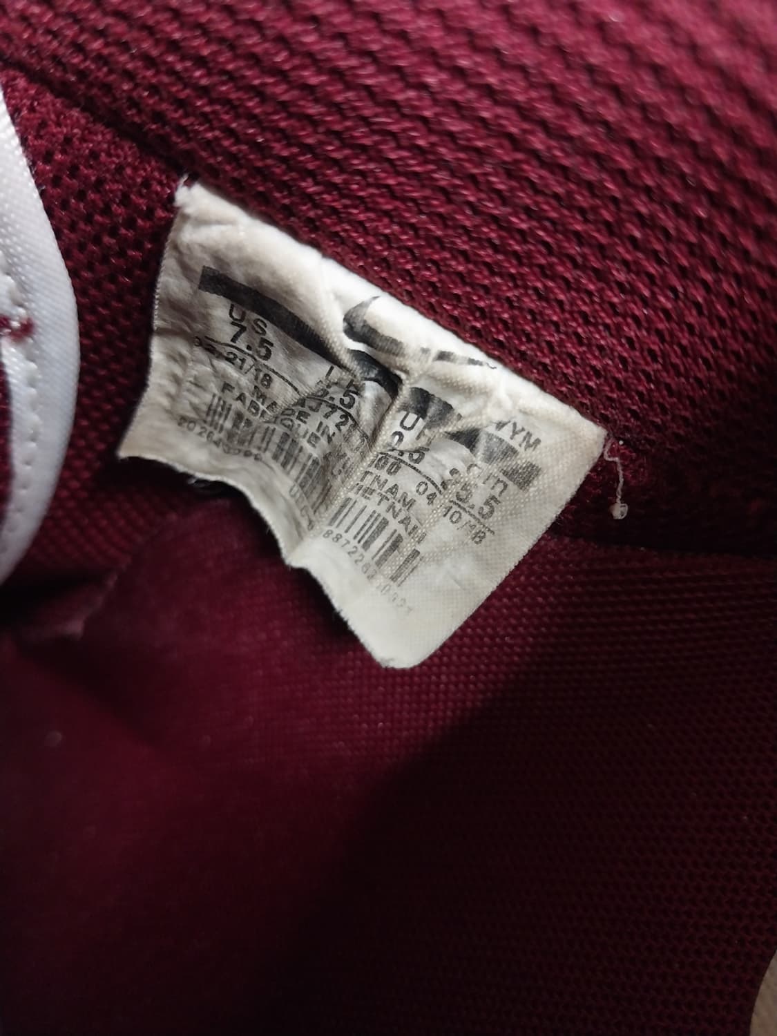 남성 나이키 에어포스1 07 레더 팀 레드 운동화 (255) 상품이미지9