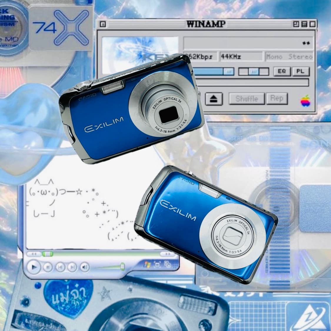 ✨특가✨ 카시오 엑슬림 EX-S5 블루 디카 디지털 카메라 상품이미지1