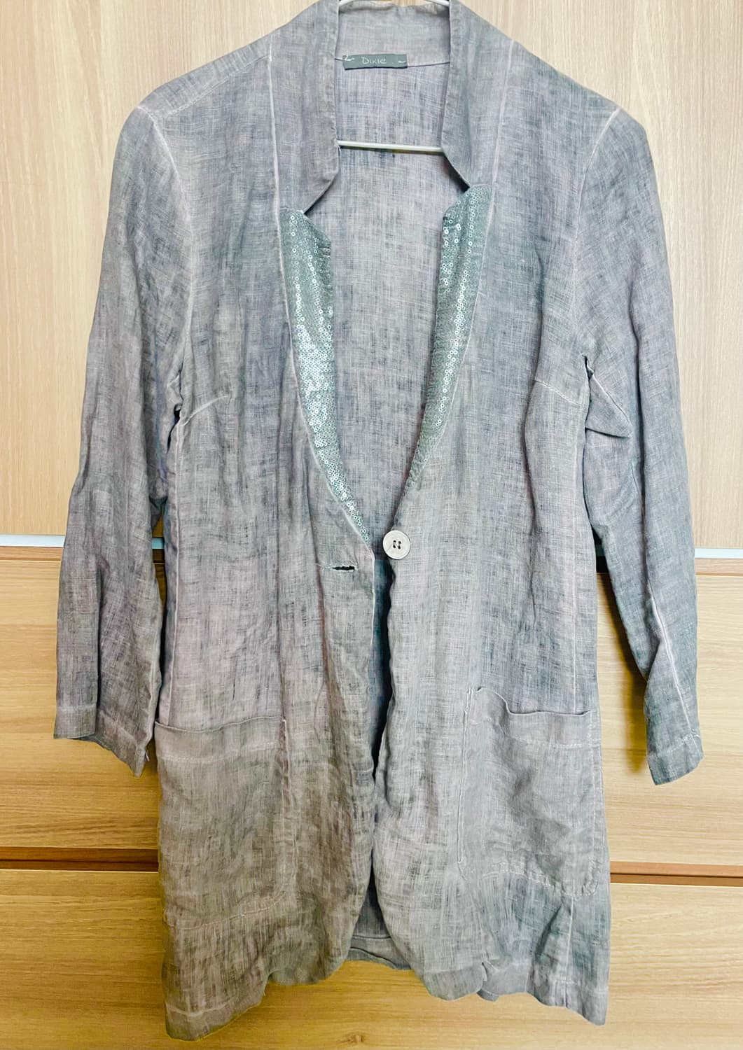 빈티지 린넨 자켓 S 상품이미지1