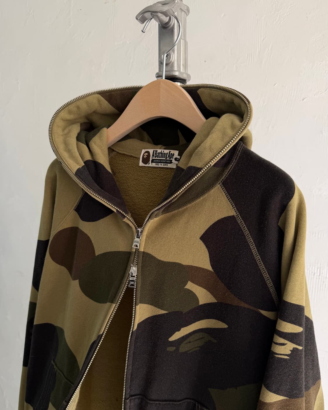Bape 베이프 카모패턴 풀집업 후드 상품이미지5