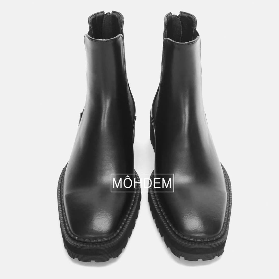 [premium] 렉트 가죽 첼시부츠 코만도솔 상품이미지2