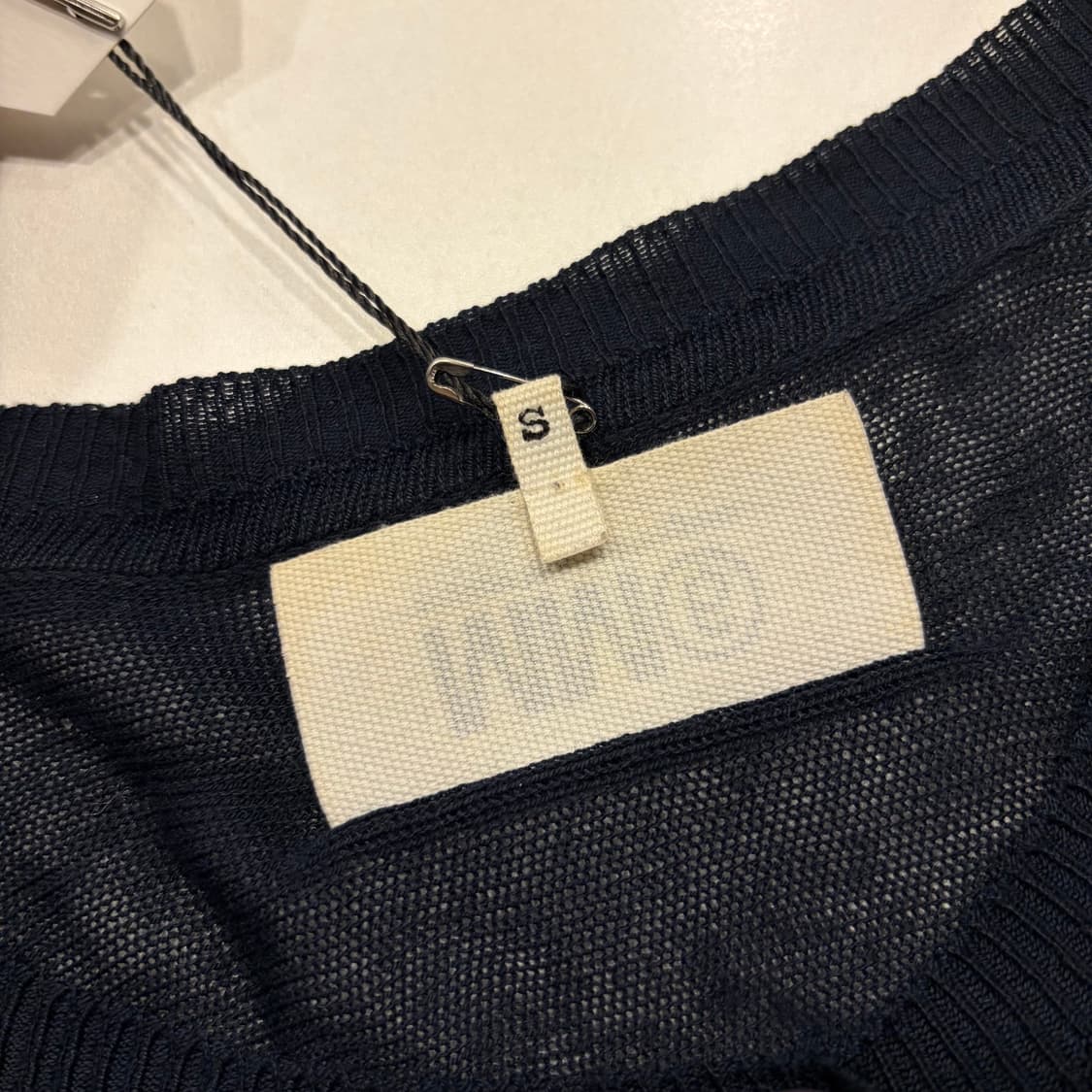 [S] 14s MM6 메종 마르지엘라 네이비 가디건 B860 상품이미지5