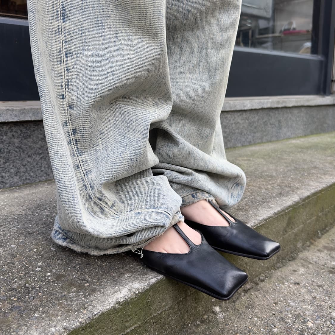 00s 미우 미우 스퀘어 토 미니힐 상품이미지7