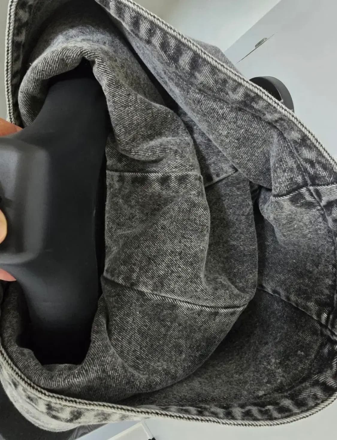 juunj 준지 데님 레이어드 후드티 상품이미지3