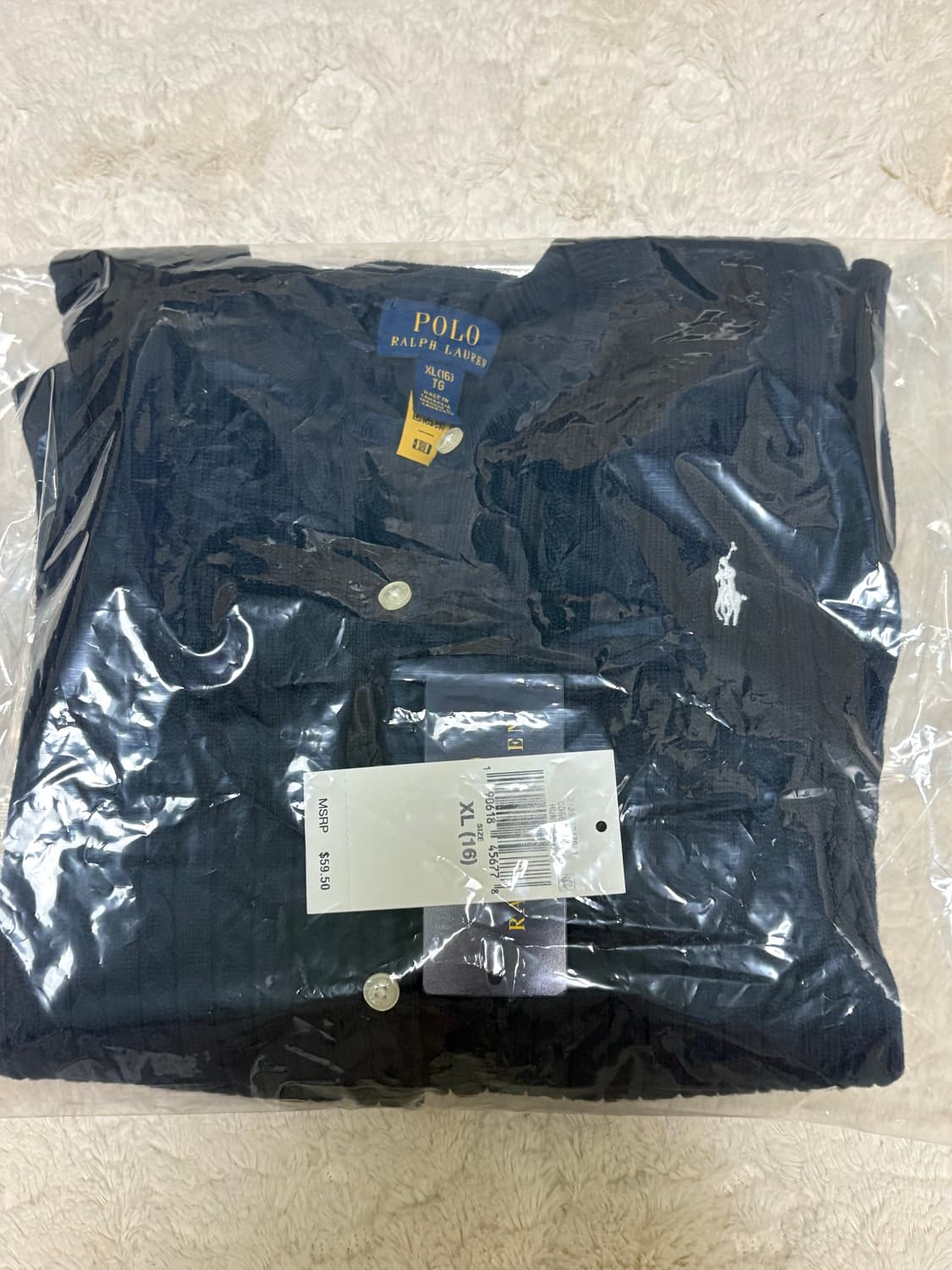 폴로랄프로렌 걸즈 가디건 xl 상품이미지1