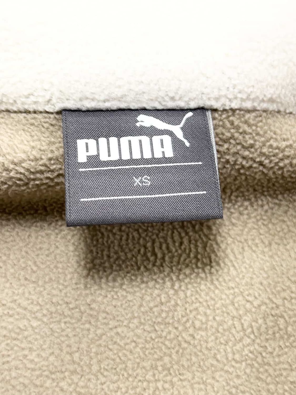 퓨마 모카로고 크림 플리스집업 상품이미지8