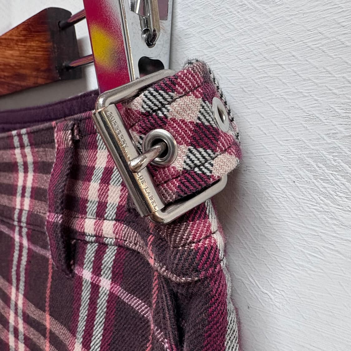 버버리 핑크 펑크 미니 스커트  상품이미지3