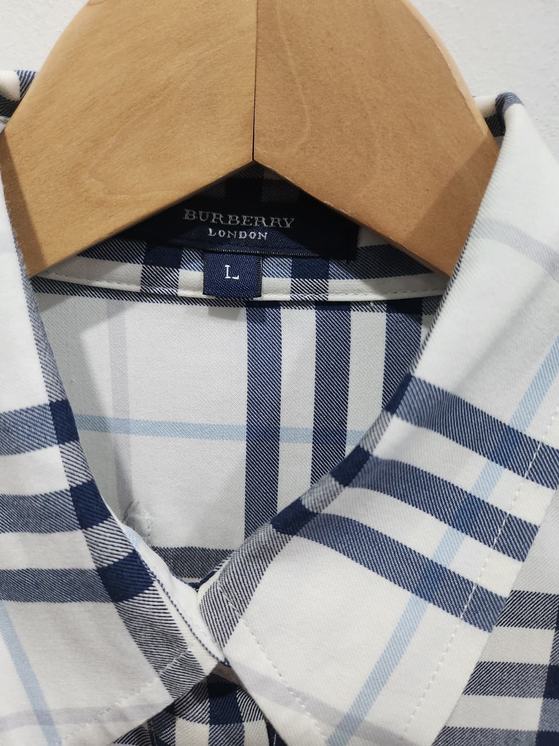 버버리 런던 체크 셔츠 원피스 L 정품 상품이미지4