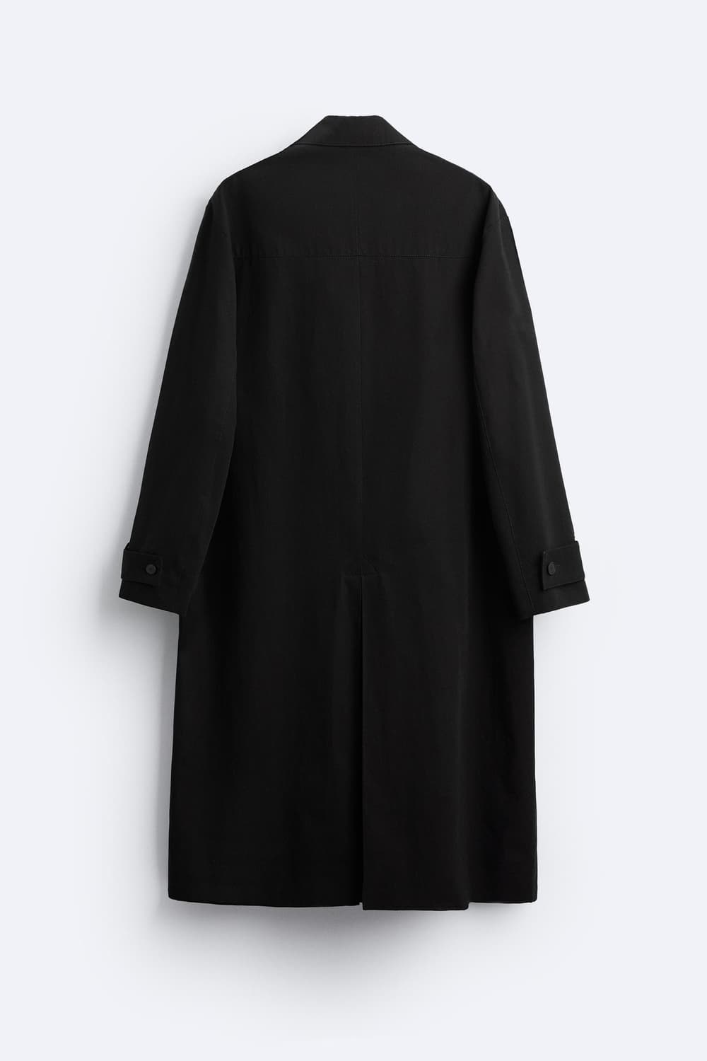 자라/ 롱 트렌치 코트 블랙/ L 상품이미지7