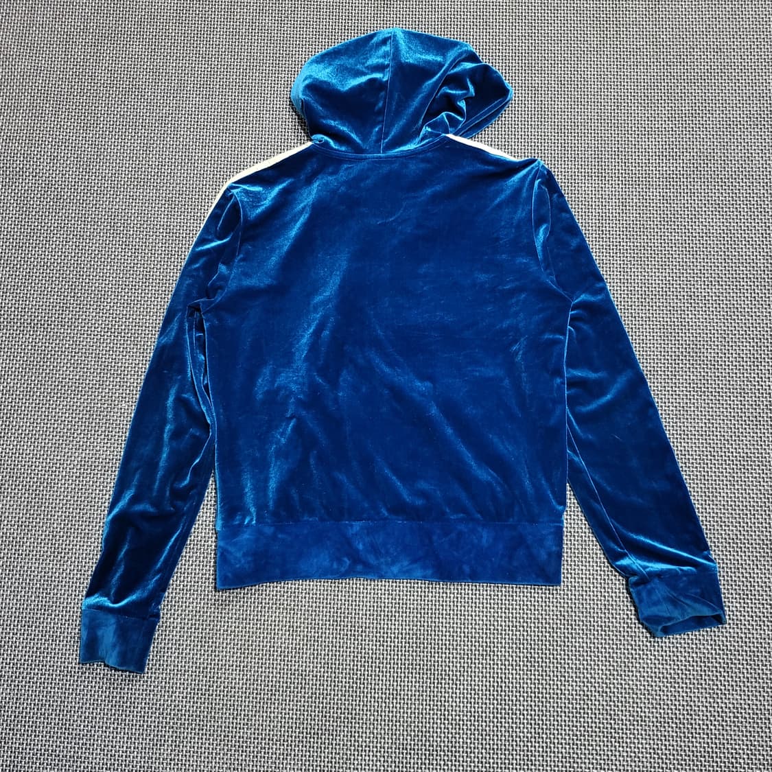 (여성) 아디다스 벨벳 트랙탑 후드 집업 (95) 상품이미지2