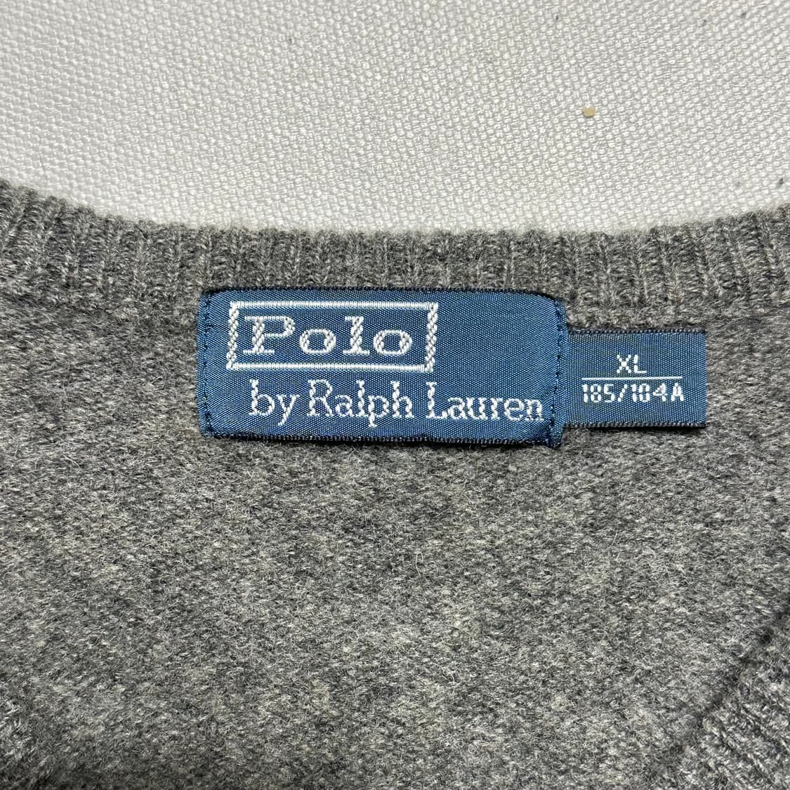 XL 폴로랄프로렌 램스울 브이넥 니트 상품이미지4