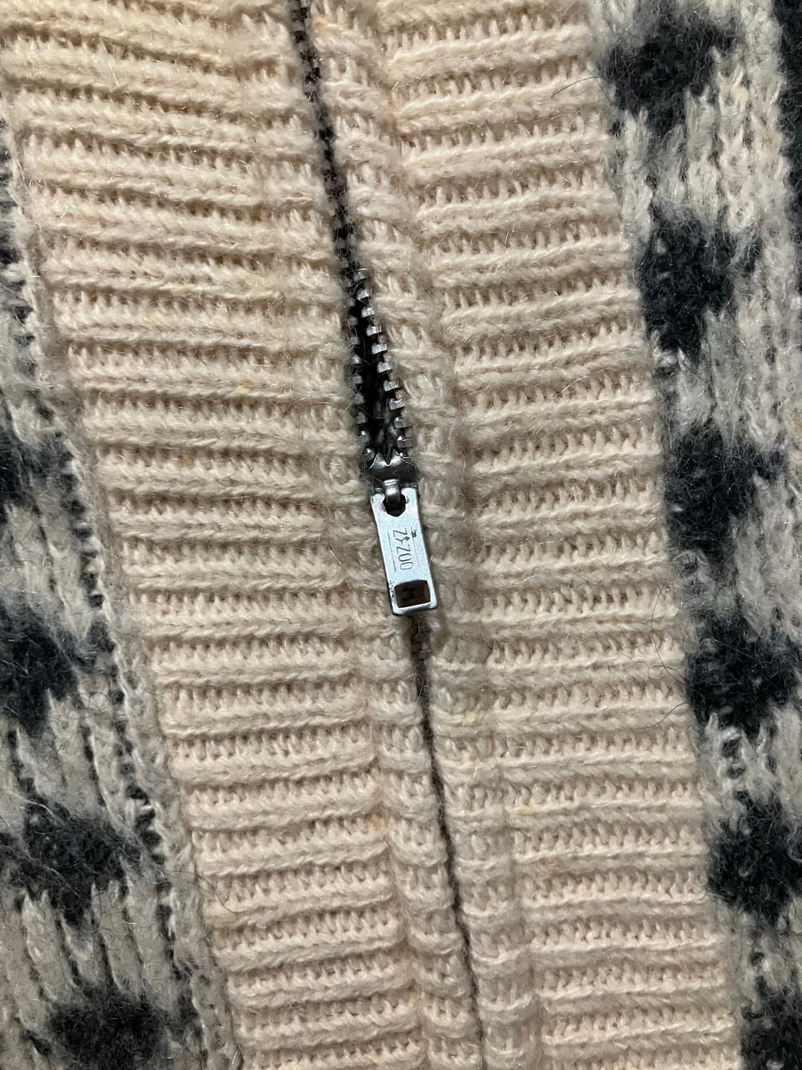 🇺🇸 60s USA 시어스 Sears 모헤어 집업 가디건 상품이미지7