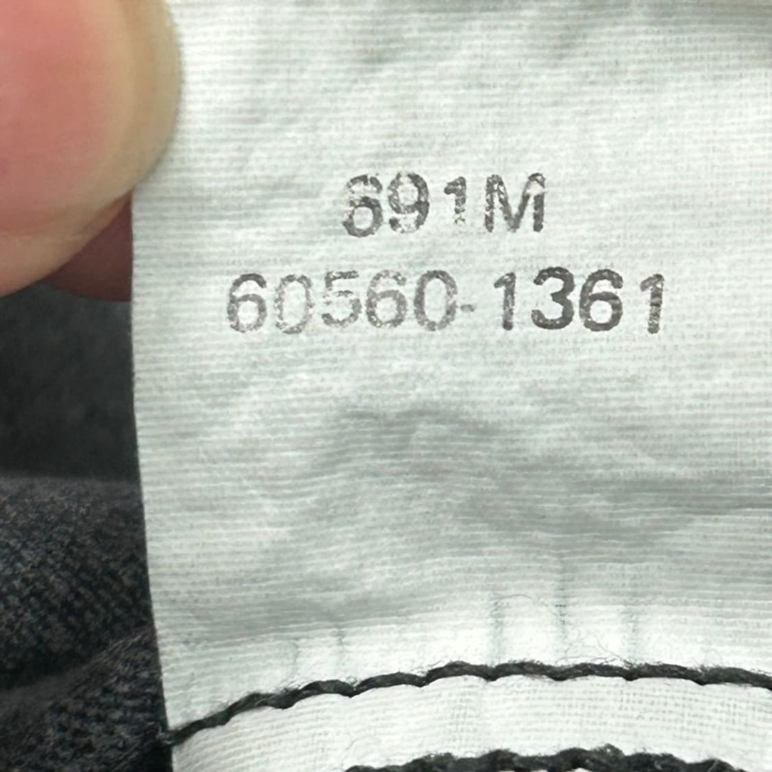 LEVI'S 블랙 데님 셔츠 XL 상품이미지5
