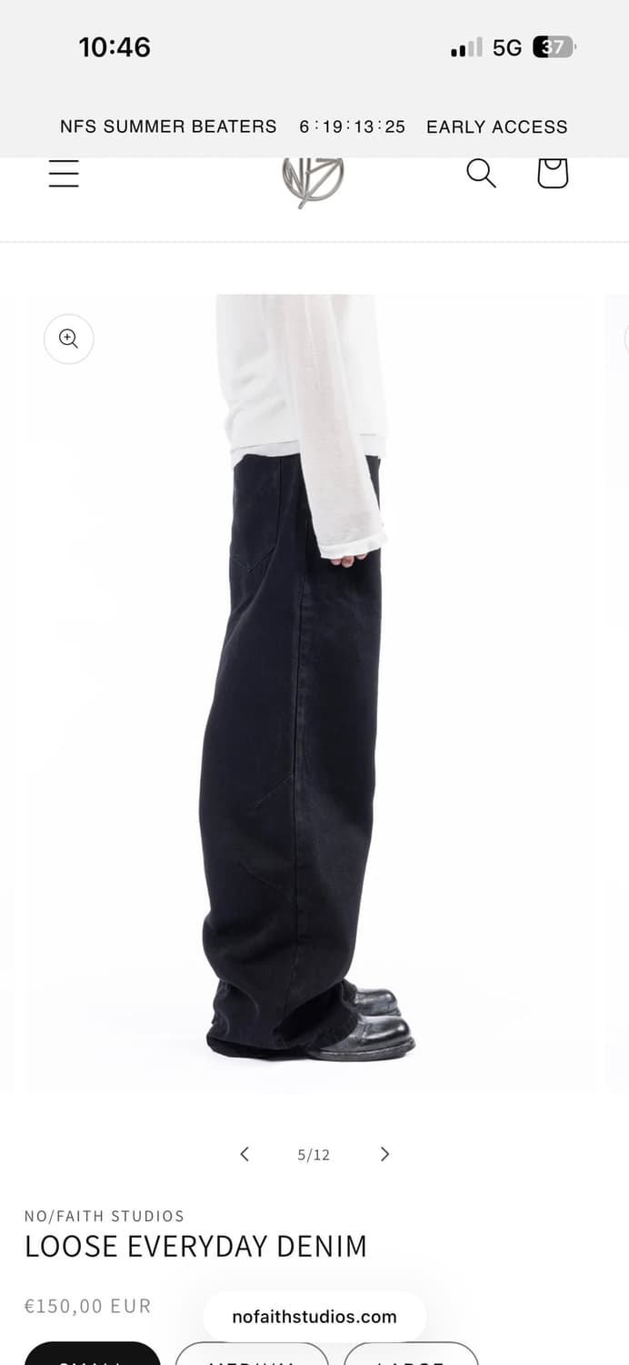 Loose everday denim S 상품이미지6
