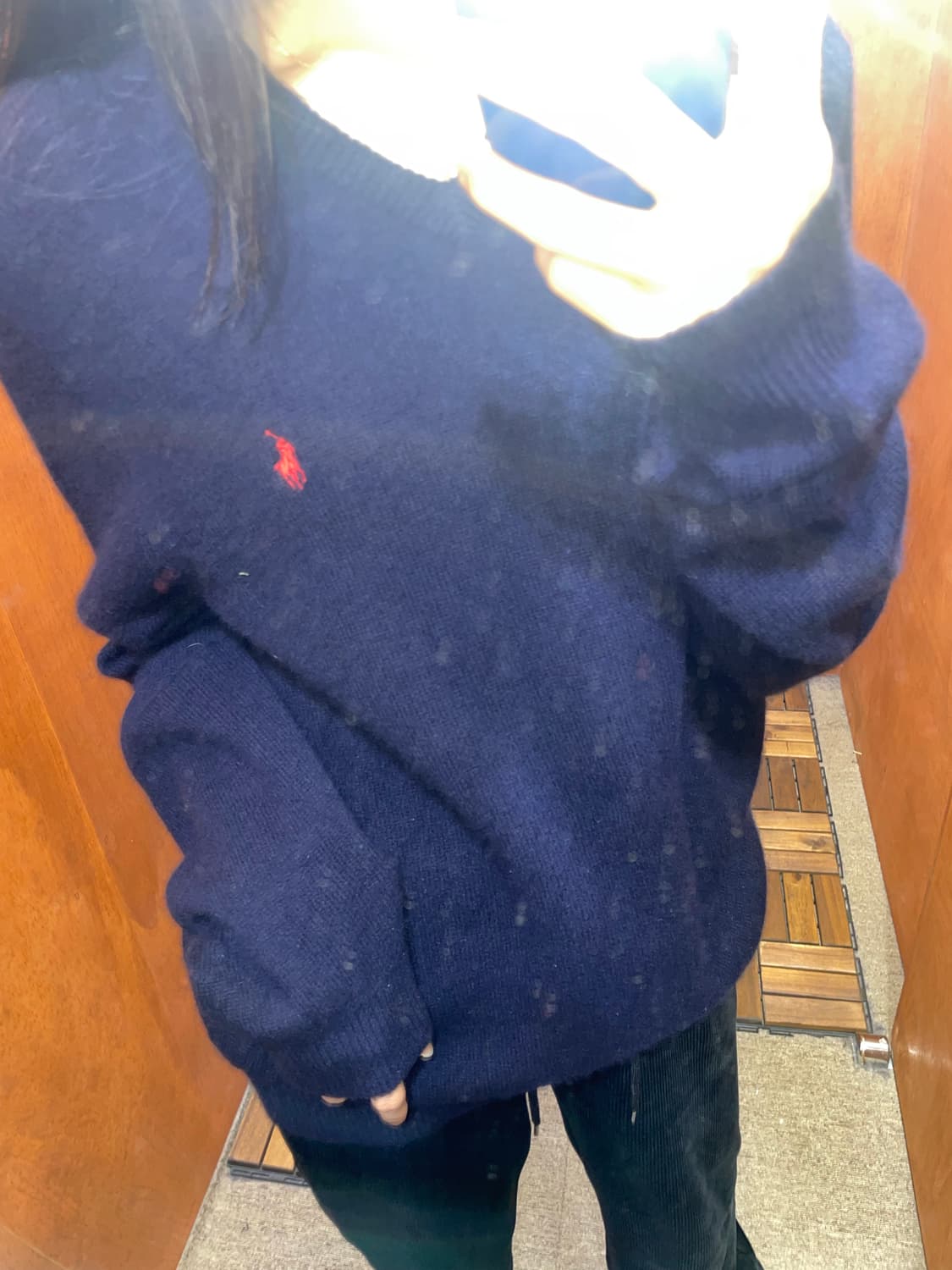 (L) POLO 폴로 랄프로렌 울 브이넥 니트 상품이미지2