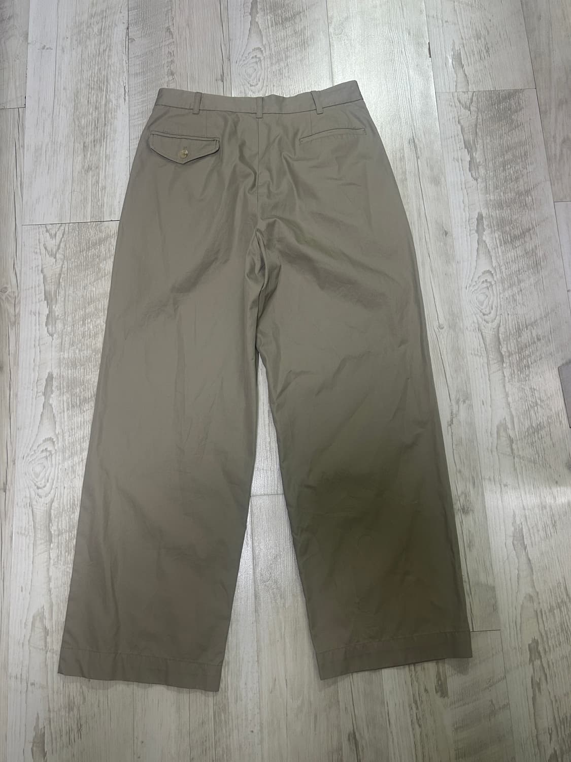 [SW] 토마스모어 카키 투턱 치노 팬츠 상품이미지2