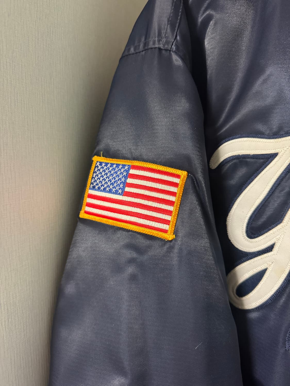 Majestic 양키스 네이비 야구 점퍼 XXL 상품이미지3