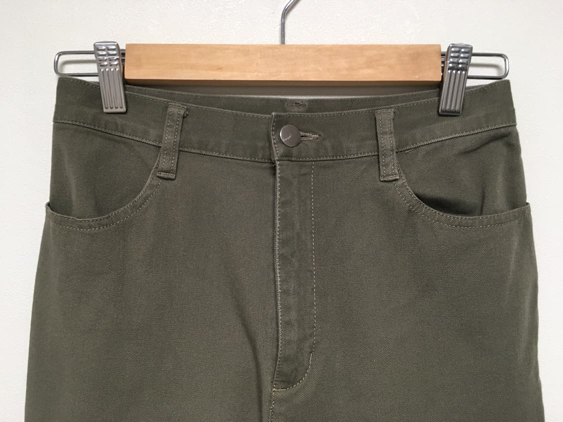 vintage stretch semi-bootcut pants khaki 상품이미지7