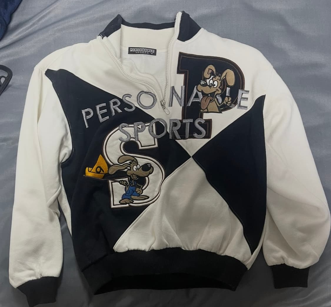 personable sports 자수 하프 집업 상품이미지1