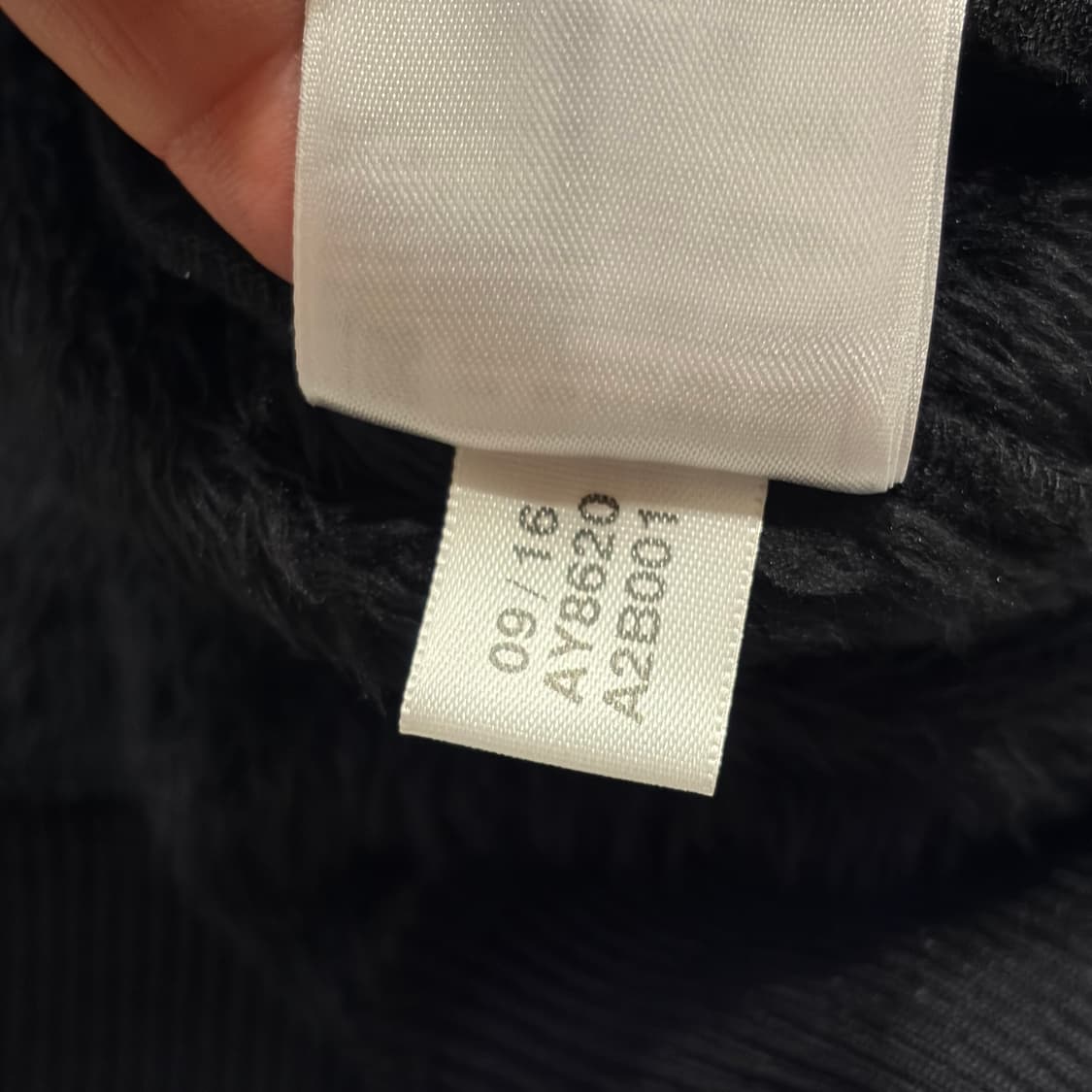 [95] 아디다스 블랙 퍼 후드집업 카모 빅로고 B790 상품이미지9