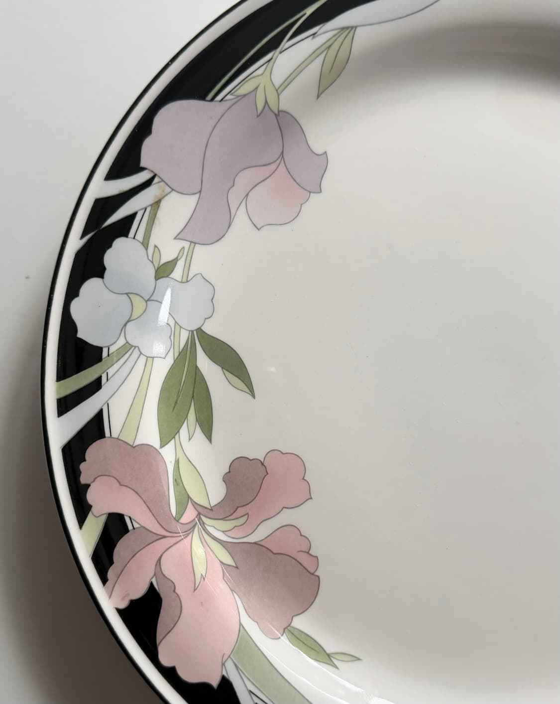 상고 심포니 접시 (1970년대 신세계 스티커 부착) 24cm 상품이미지2