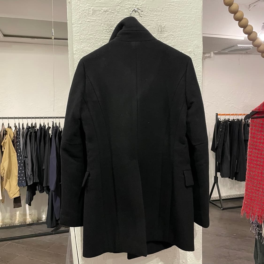 더 비리디안 비대칭 코트 상품이미지3