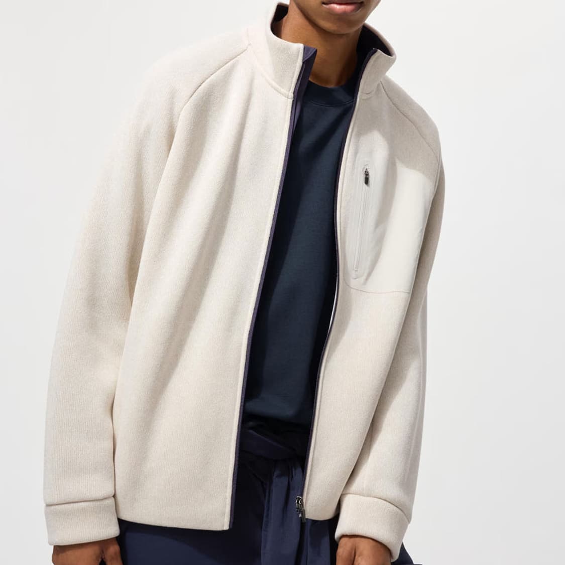 유니클로 니트 후리스 풀집 재킷(스웨덴 애슬레틱 콜렉션) 상품이미지2