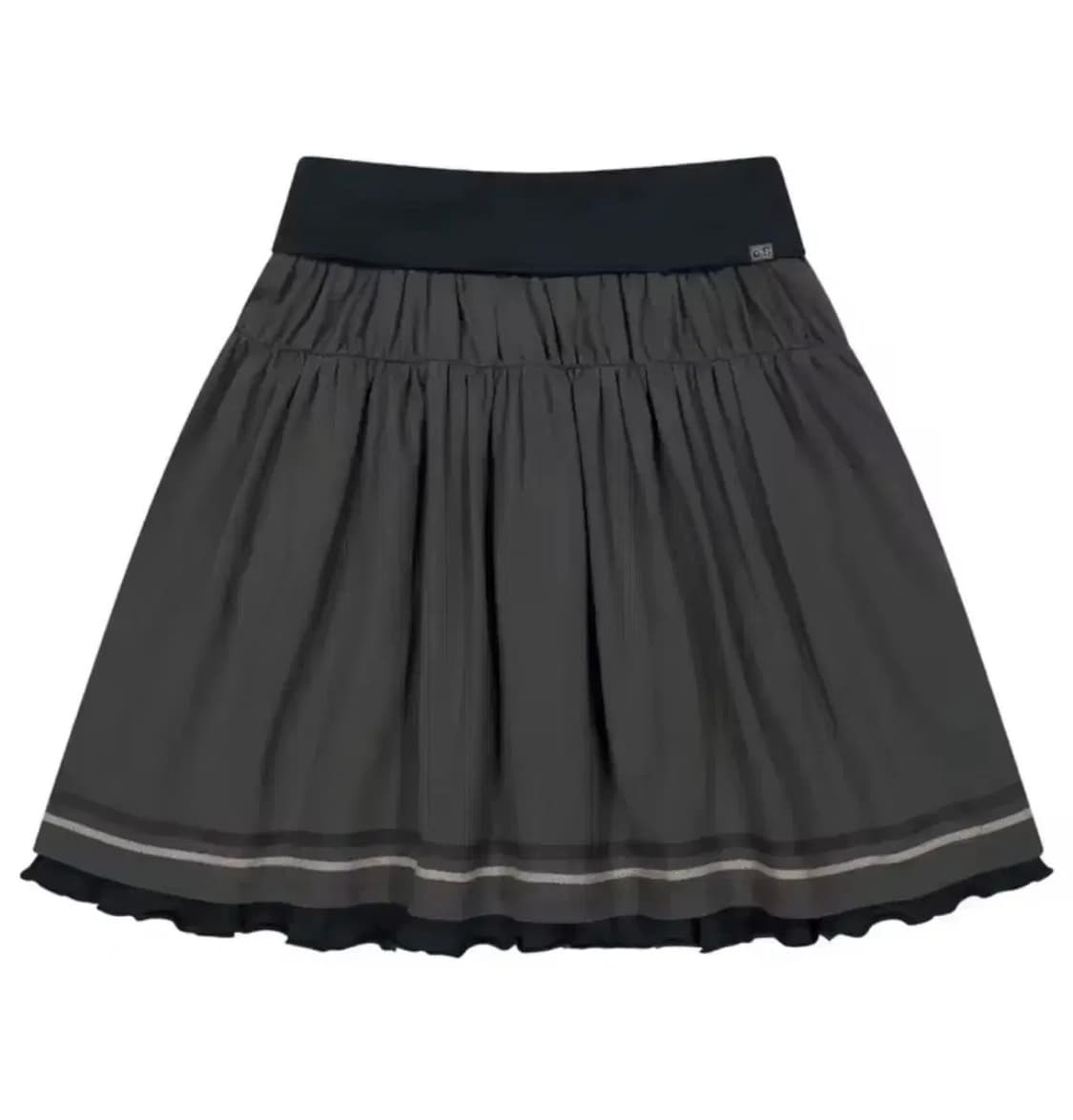 코이세이오 브라이스 폴딩 셔링 스커트 차콜 팝니다 상품이미지1